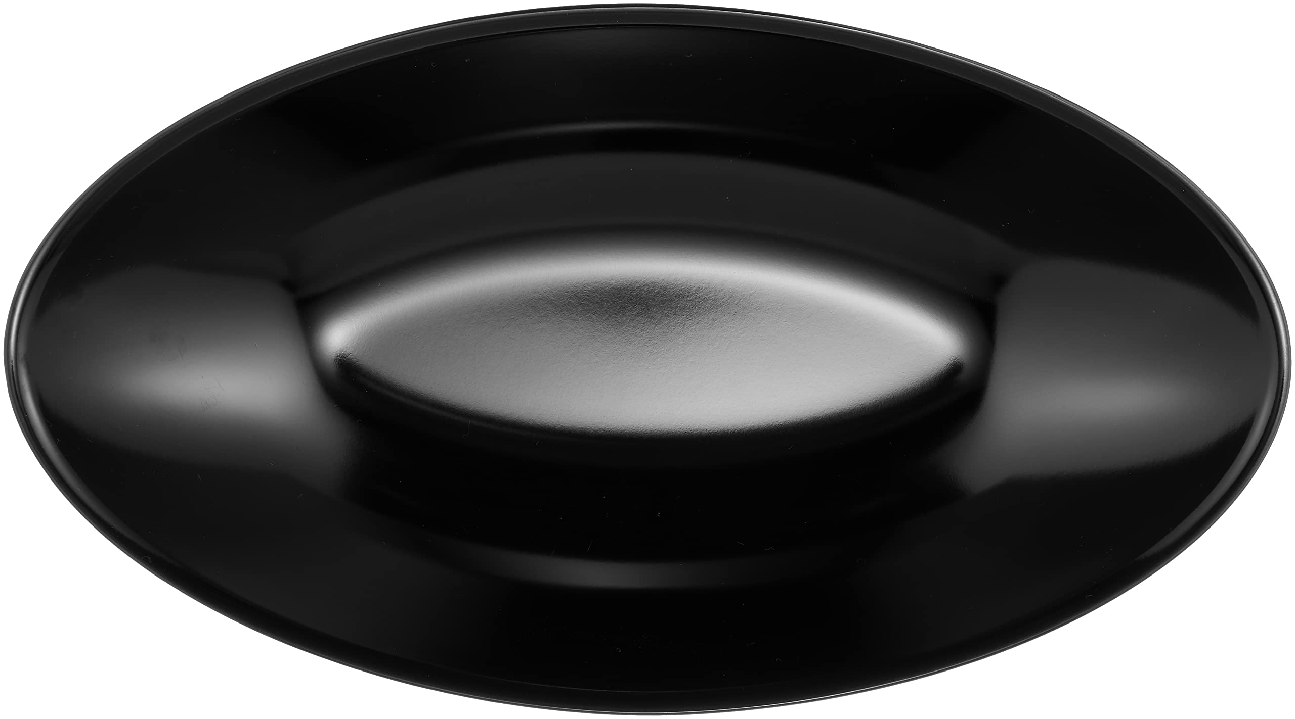 Amazon｜ナガオ 割れない 黒い食器 オーバル プレート 28cm 日本製 SP